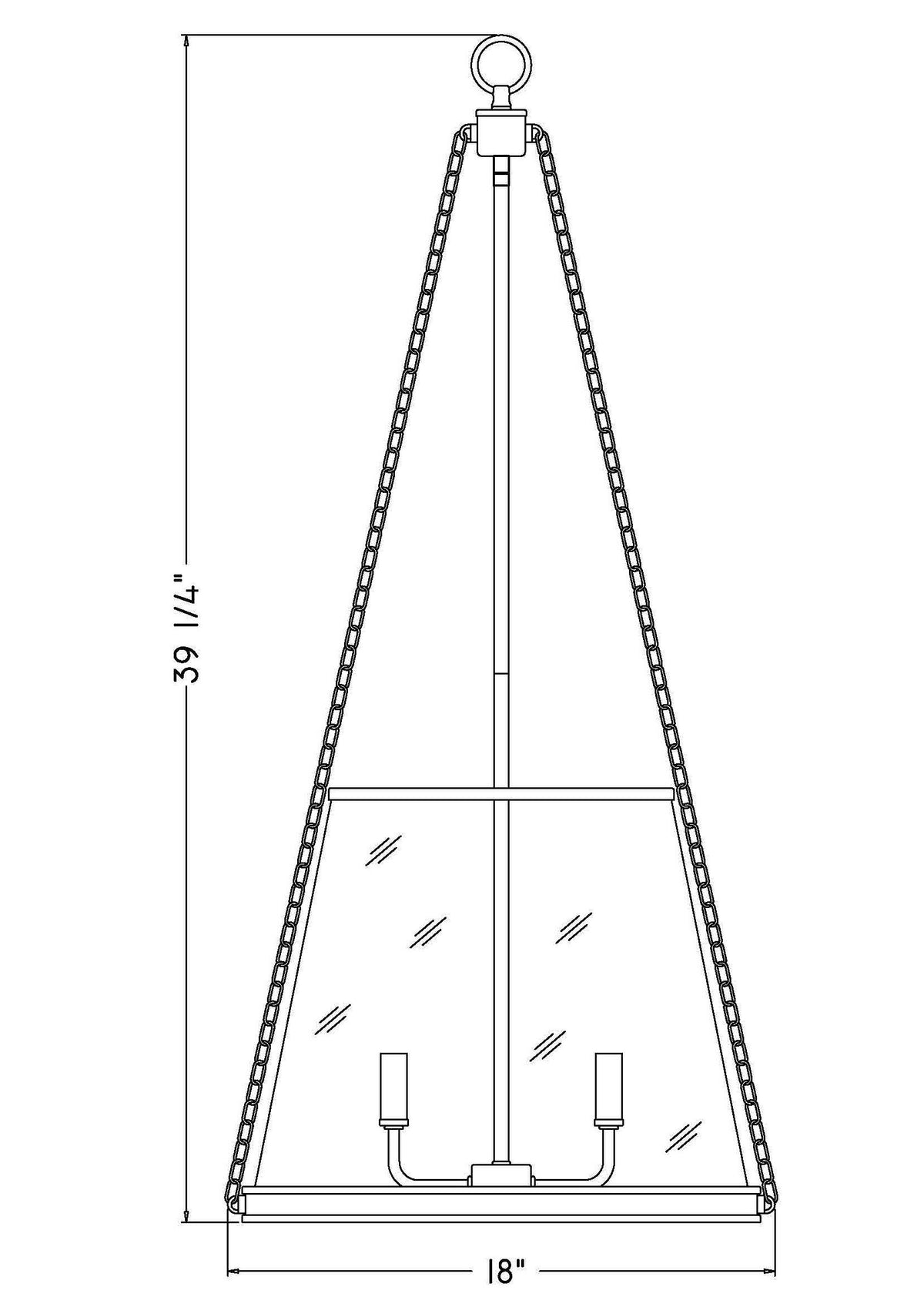 Prescott 4 Light Pendant