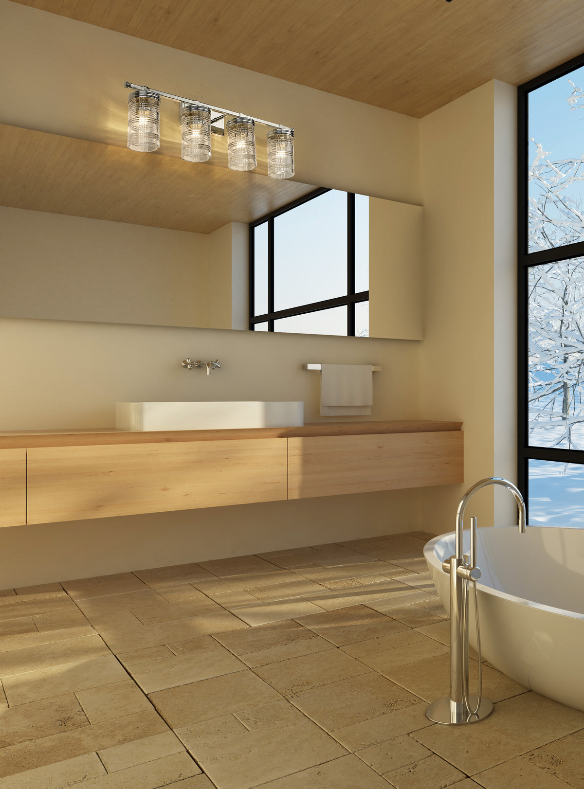 Archer 4 Light Vanity