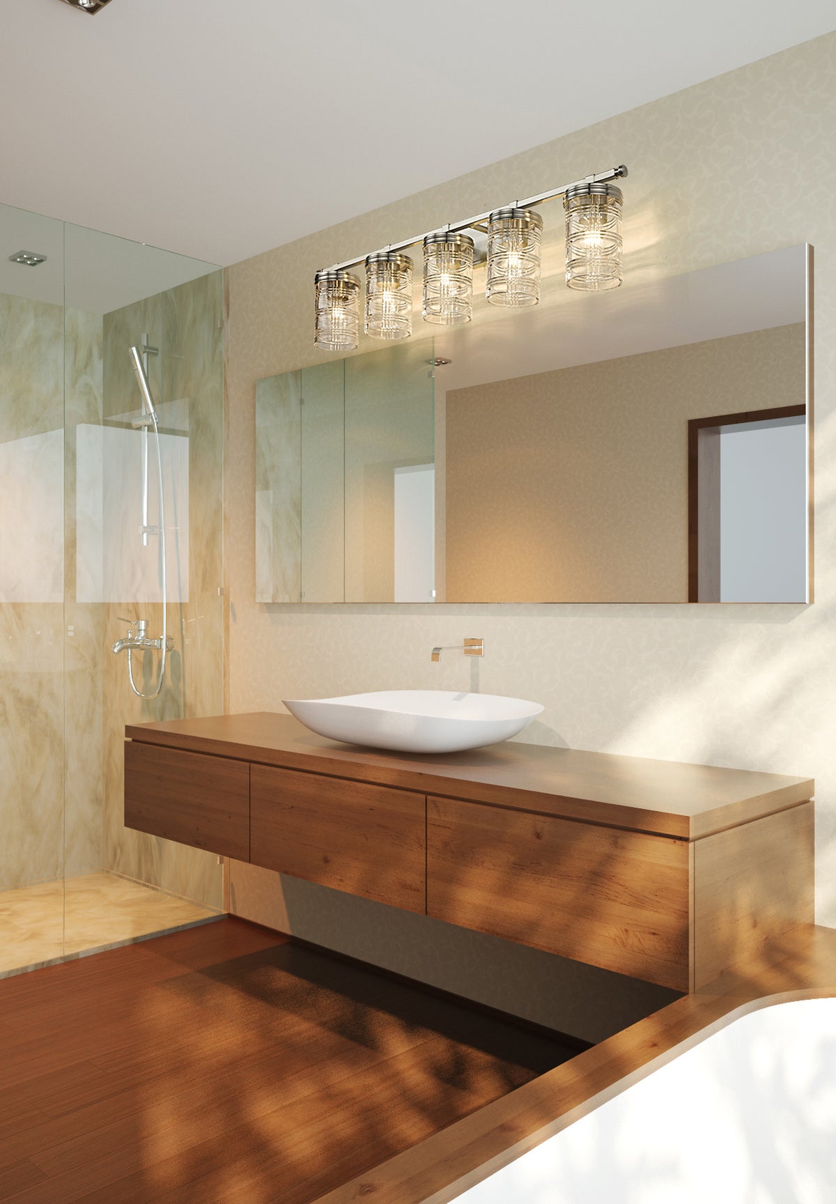 Archer 5 Light Vanity
