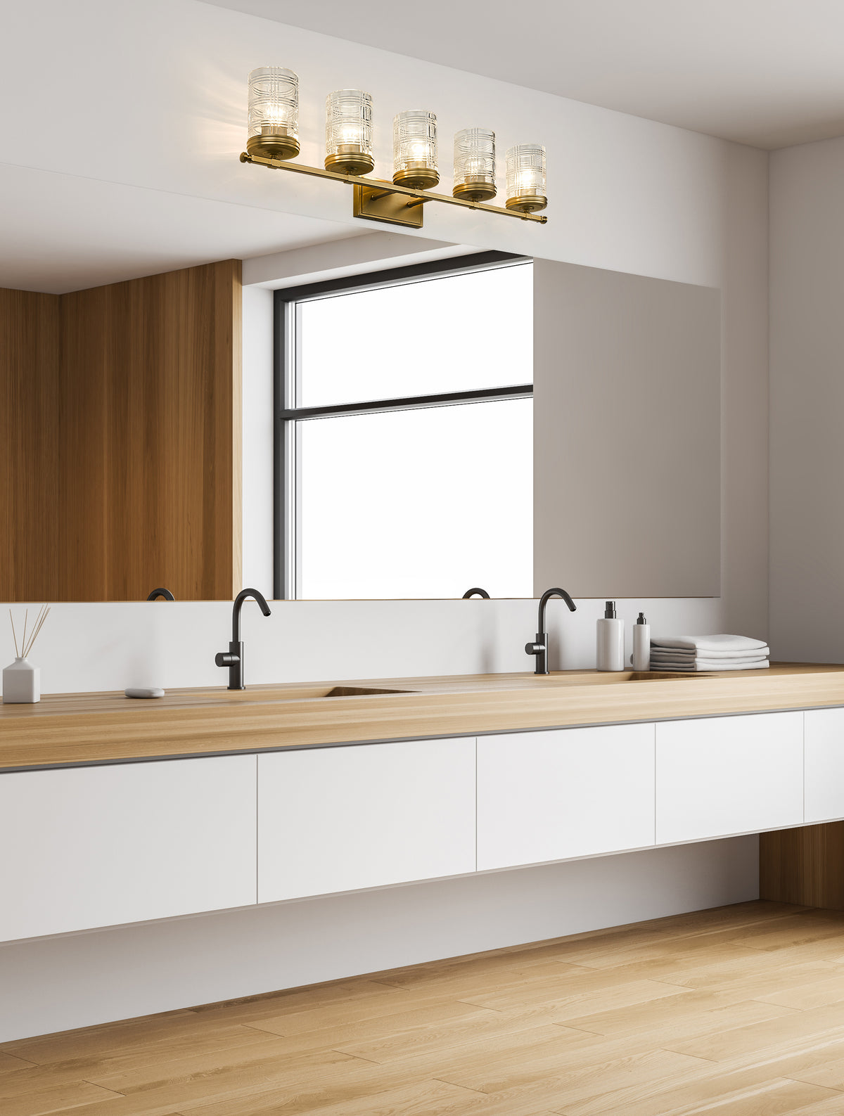 Archer 5 Light Vanity