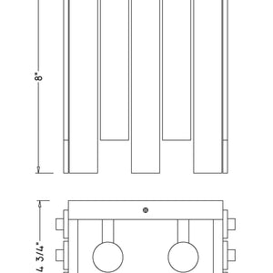 Viviana 2 Light Wall Sconce