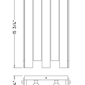 Viviana 4 Light Wall Sconce