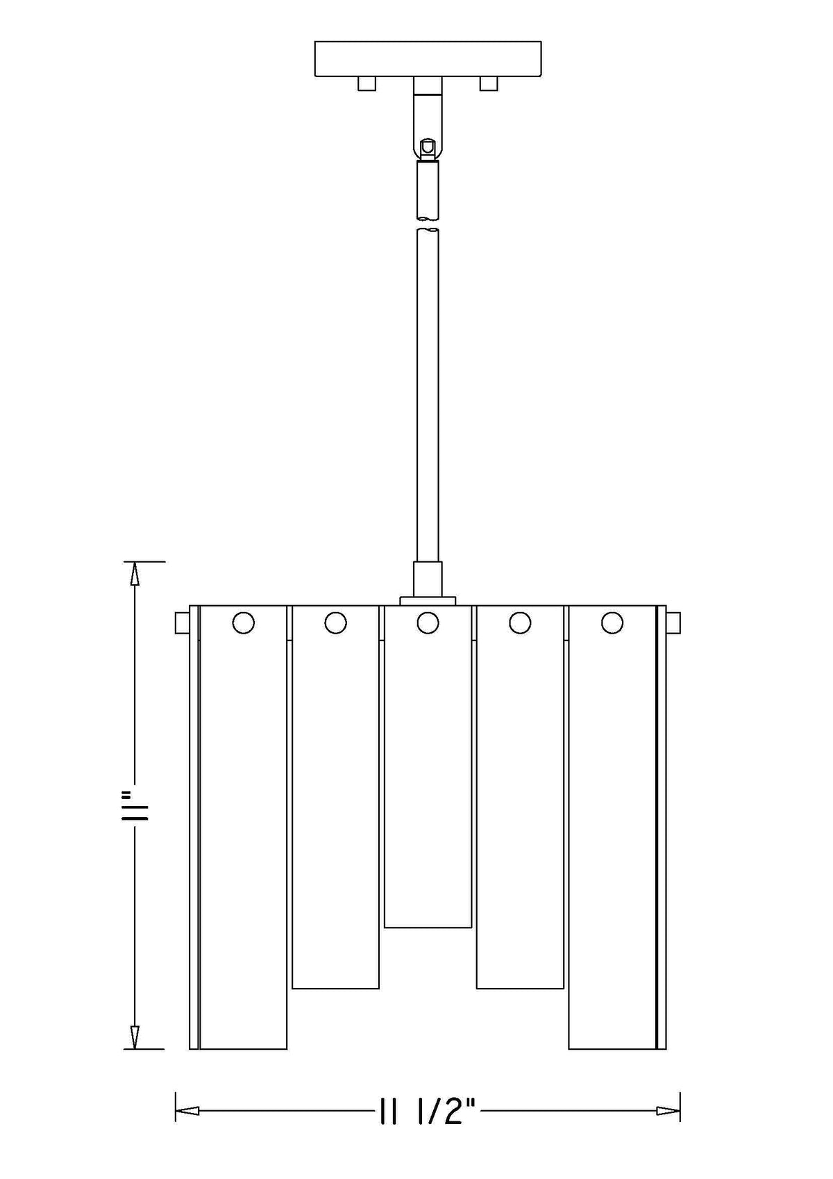 Viviana 1 Light Pendant