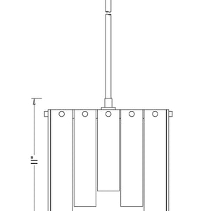 Viviana 1 Light Pendant