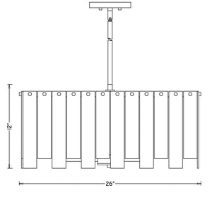 Viviana 8 Light Chandelier