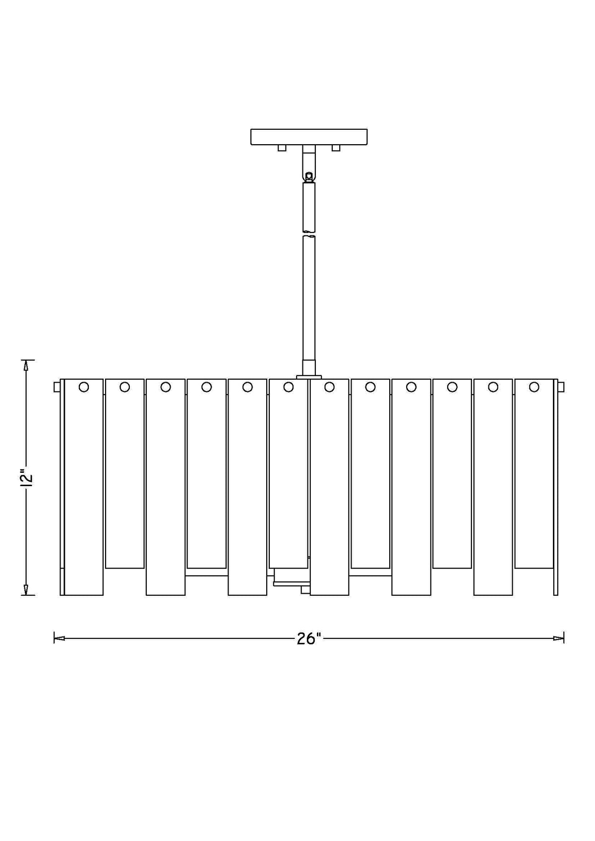 Viviana 8 Light Chandelier
