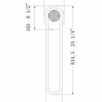 Swing 24" Integrated LED Outdoor Wall Sconce