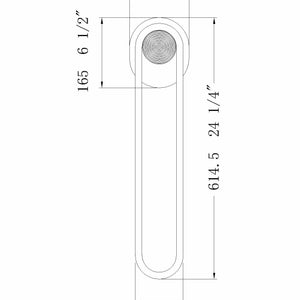 Swing 24" Integrated LED Outdoor Wall Sconce