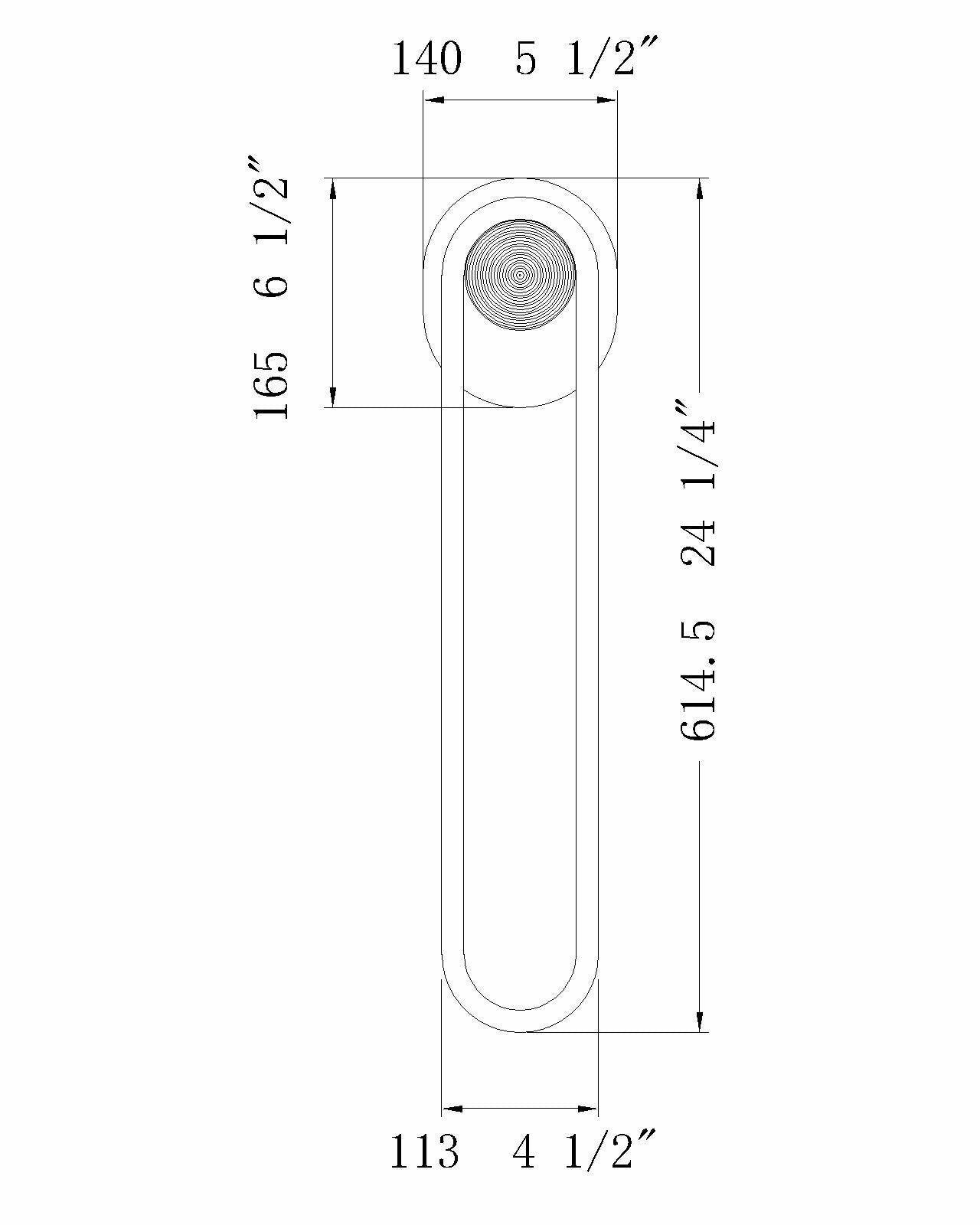 Swing 24" Integrated LED Outdoor Wall Sconce