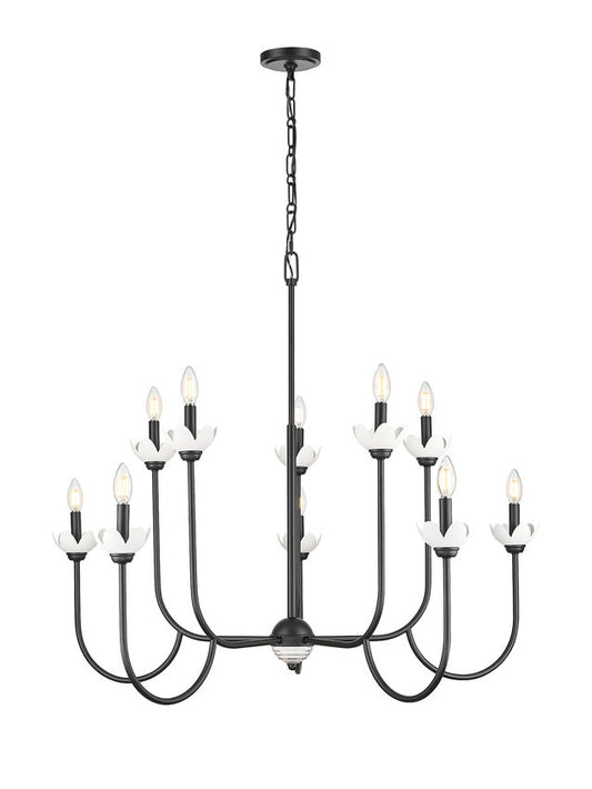 Allistair 10 Light Chandelier 10 x 60W - Candelabra