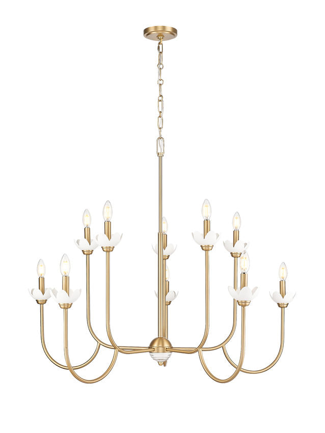 Allistair 10 Light Chandelier 10 x 60W - Candelabra