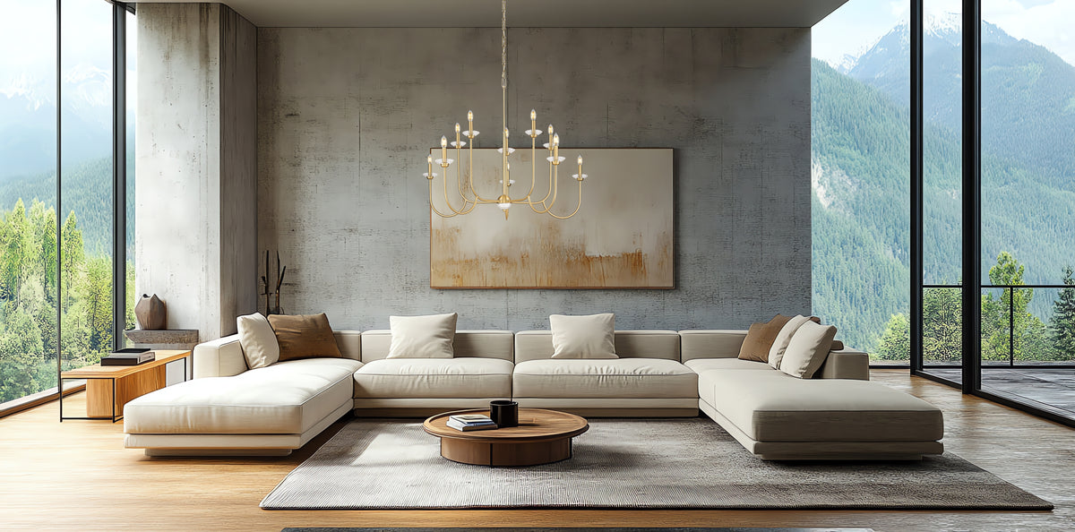 Allistair 10 Light Chandelier 10 x 60W - Candelabra