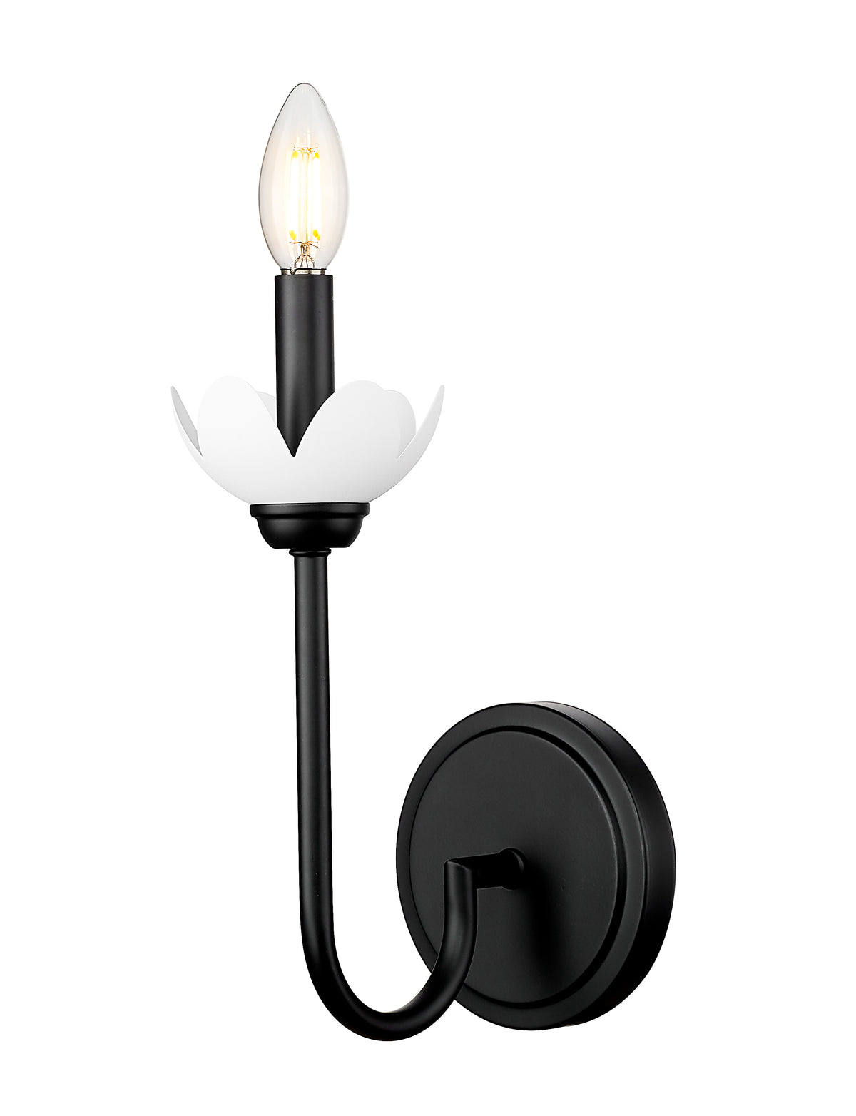 Allistair 1 Light Wall Sconce 1 x 60W - Candelabra