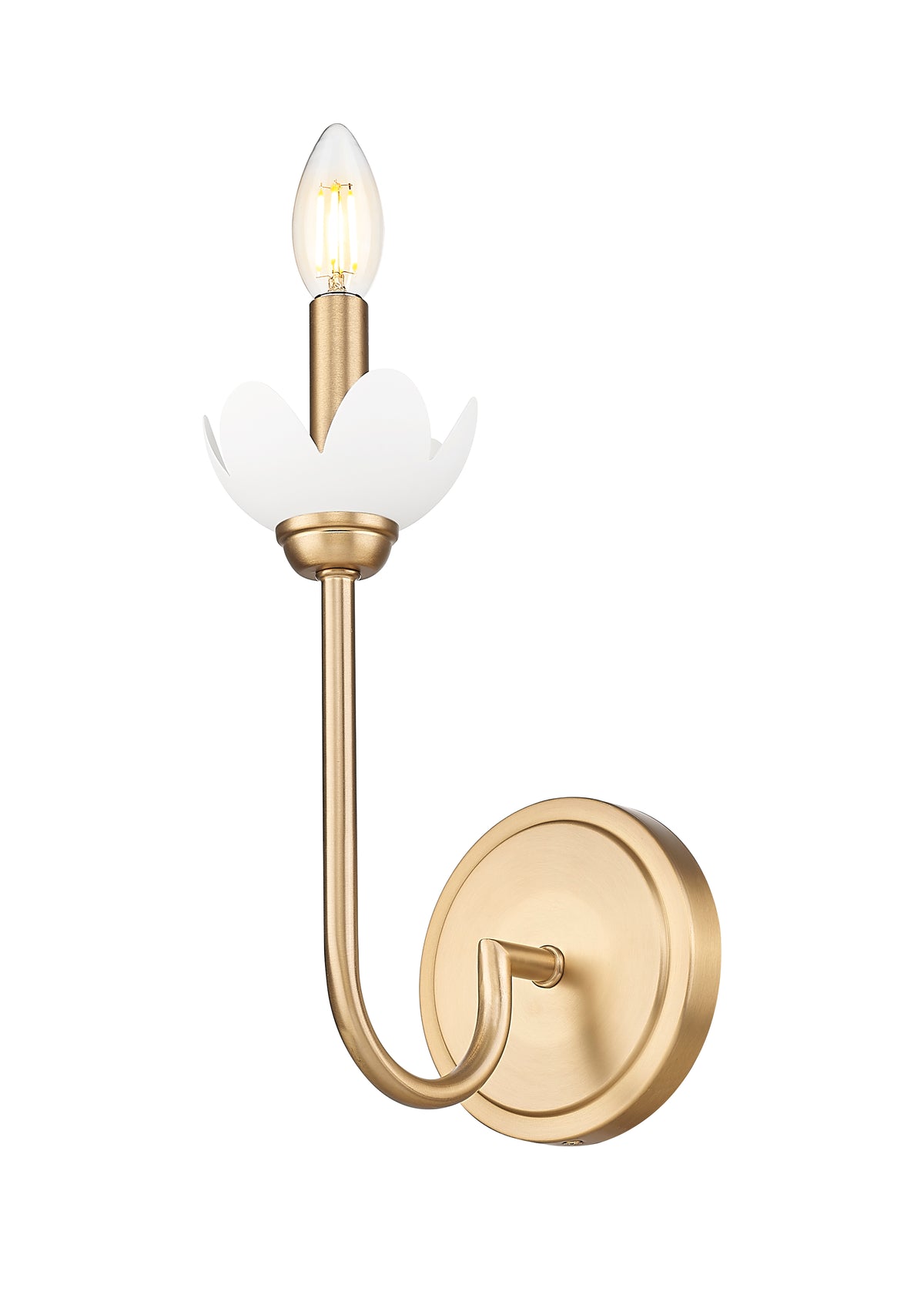 Allistair 1 Light Wall Sconce 1 x 60W - Candelabra