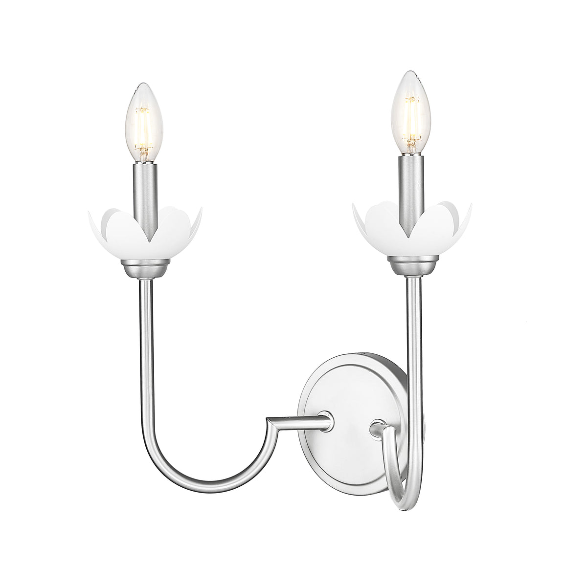 Allistair 2 Light Wall Sconce 2 x 60W - Candelabra