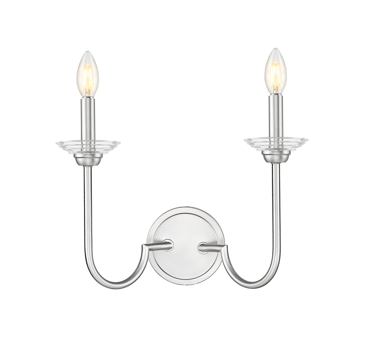 Allistair 2 Light Wall Sconce 2 x 60W - Candelabra
