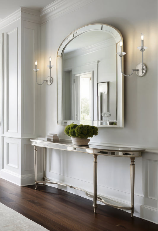 Allistair 2 Light Wall Sconce 2 x 60W - Candelabra