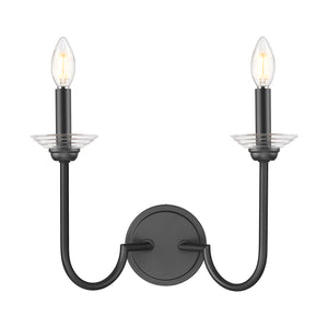 Allistair 2 Light Wall Sconce 2 x 60W - Candelabra