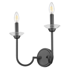 Allistair 2 Light Wall Sconce 2 x 60W - Candelabra