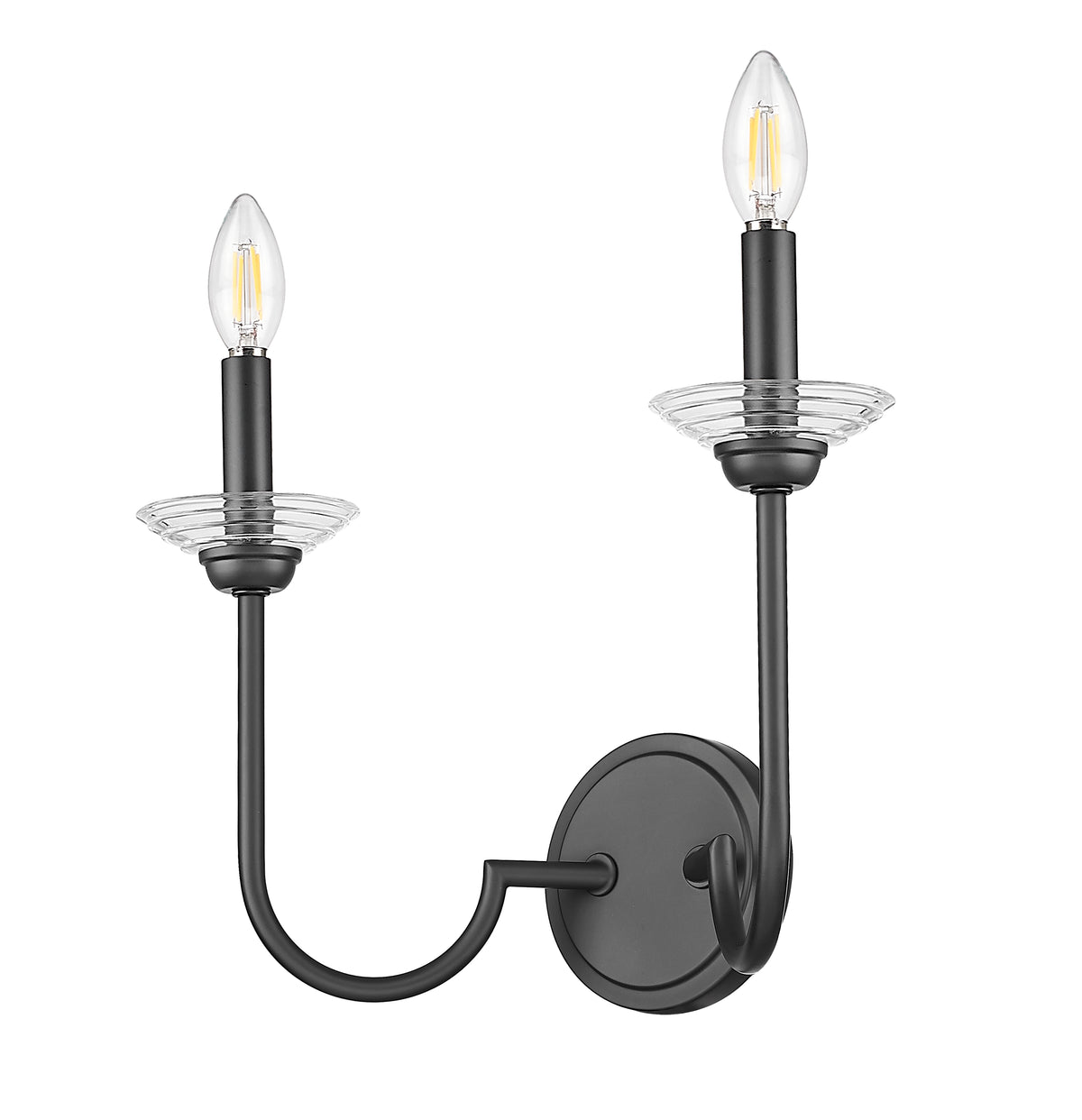 Allistair 2 Light Wall Sconce 2 x 60W - Candelabra
