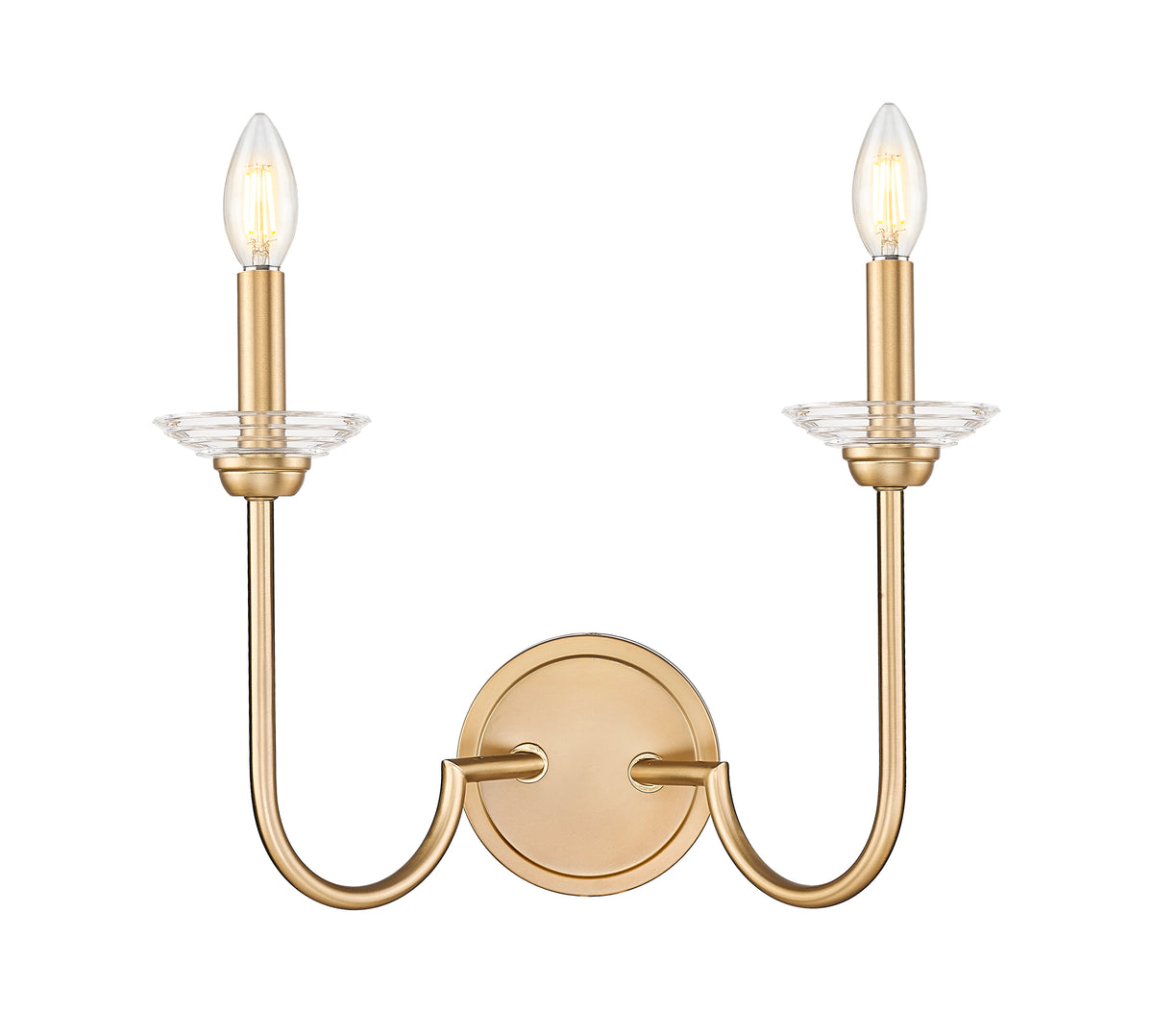 Allistair 2 Light Wall Sconce 2 x 60W - Candelabra