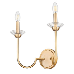 Allistair 2 Light Wall Sconce 2 x 60W - Candelabra