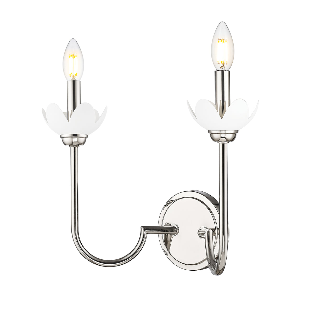 Allistair 2 Light Wall Sconce 2 x 60W - Candelabra