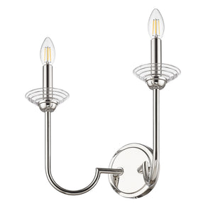 Allistair 2 Light Wall Sconce 2 x 60W - Candelabra