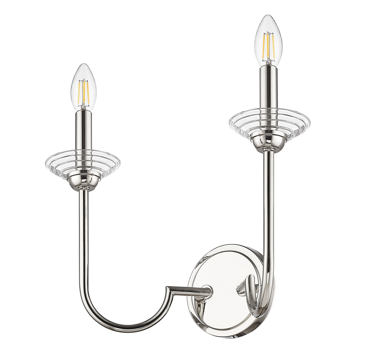 Allistair 2 Light Wall Sconce 2 x 60W - Candelabra