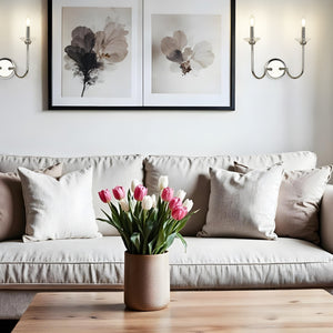 Allistair 2 Light Wall Sconce 2 x 60W - Candelabra
