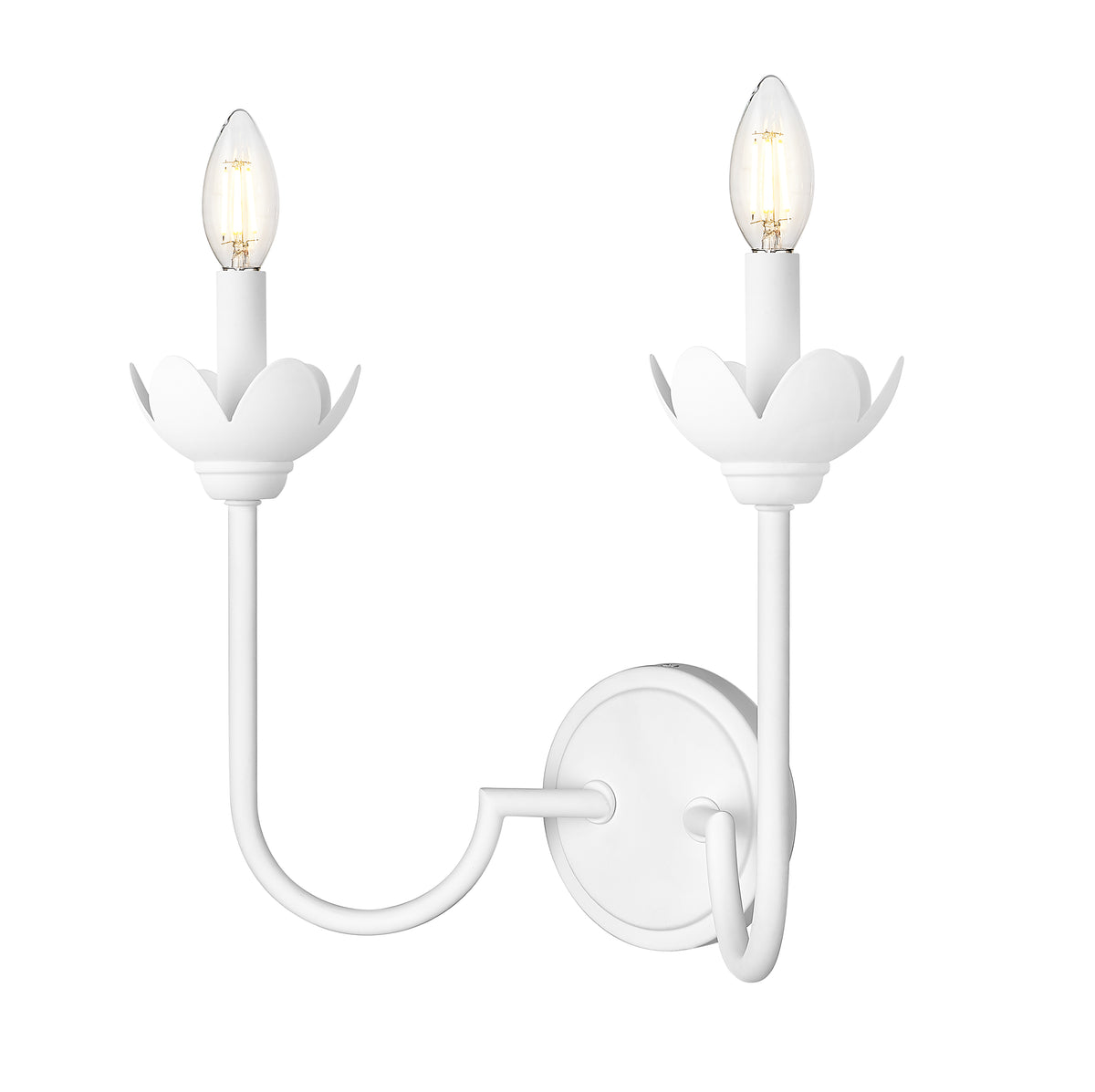 Allistair 2 Light Wall Sconce 2 x 60W - Candelabra