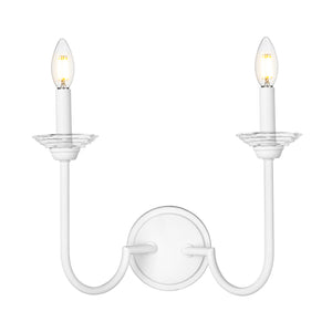 Allistair 2 Light Wall Sconce 2 x 60W - Candelabra
