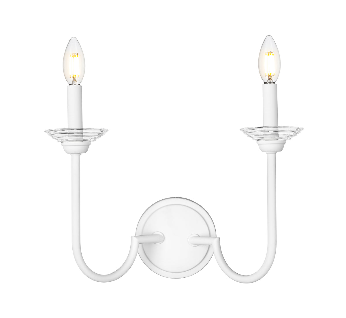 Allistair 2 Light Wall Sconce 2 x 60W - Candelabra