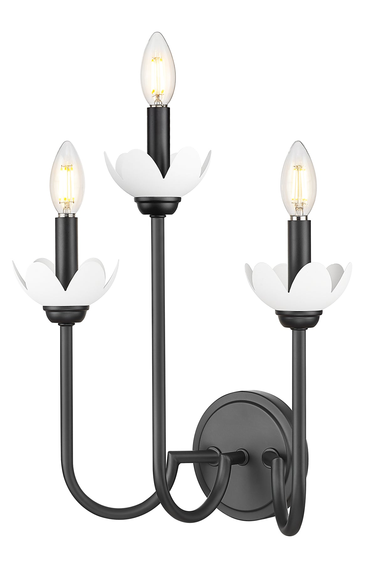 Allistair 3 Light Wall Sconce 3 x 60W - Candelabra
