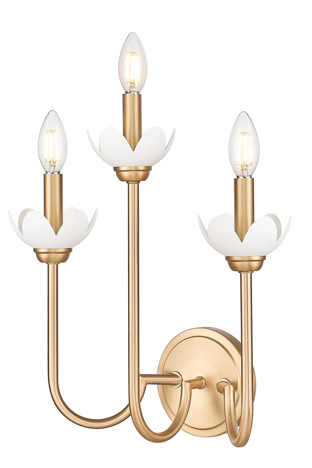 Allistair 3 Light Wall Sconce 3 x 60W - Candelabra