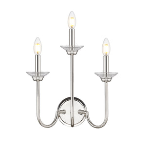 Allistair 3 Light Wall Sconce 3 x 60W - Candelabra