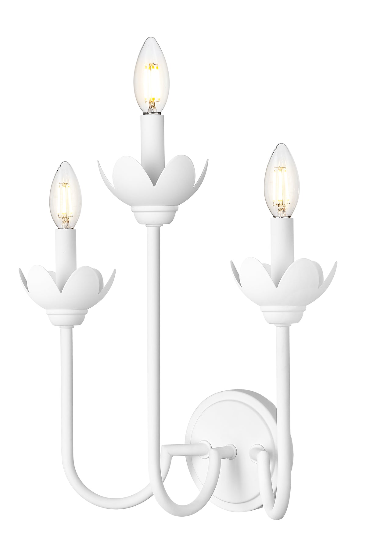 Allistair 3 Light Wall Sconce 3 x 60W - Candelabra