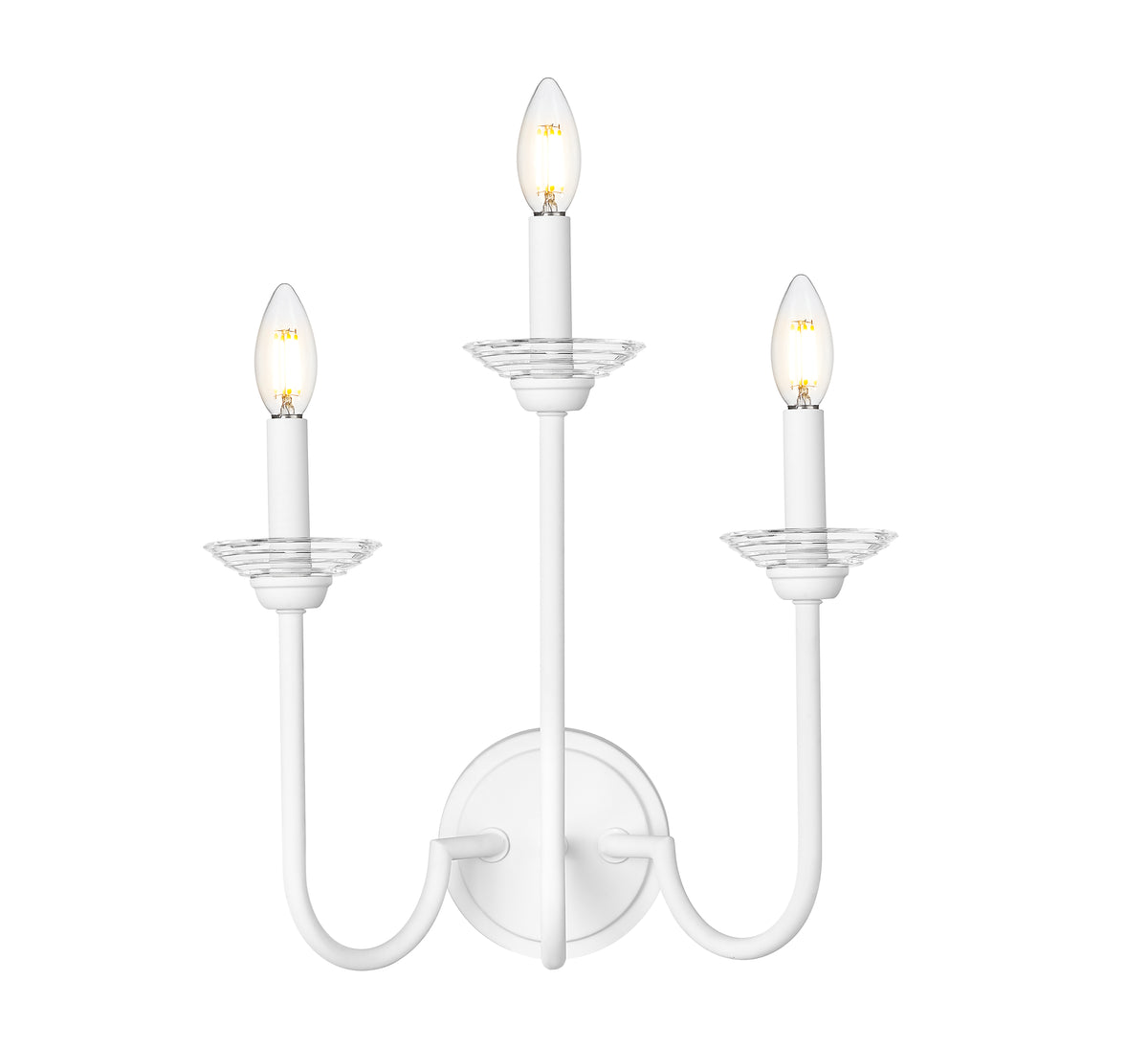 Allistair 3 Light Wall Sconce 3 x 60W - Candelabra