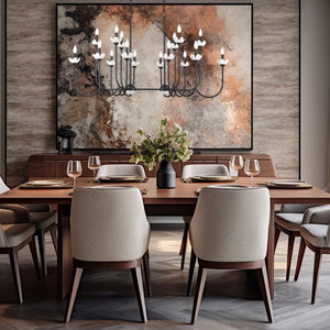 Allistair 16 Light Linear Chandelier 16 x 60W - Candelabra