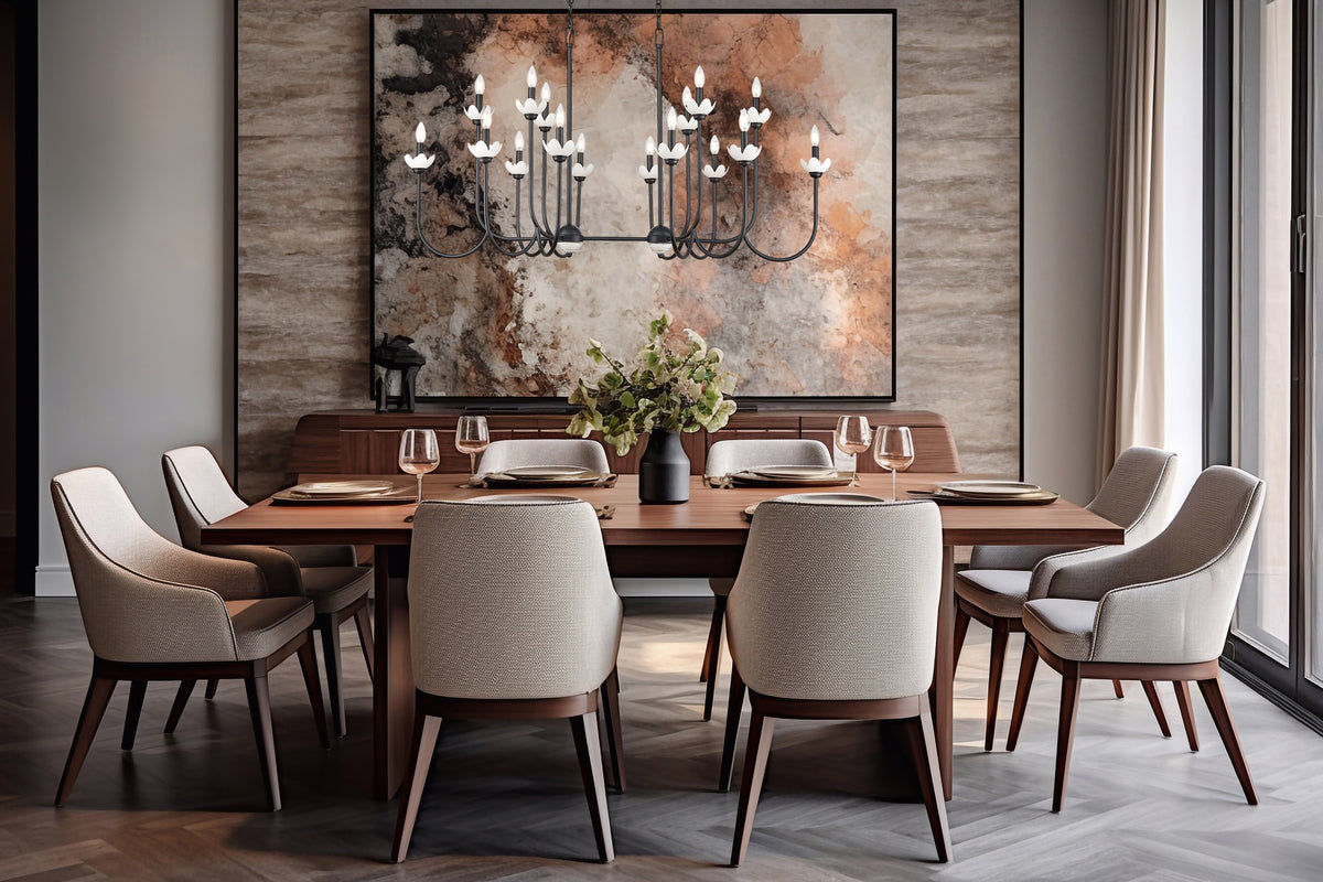 Allistair 16 Light Linear Chandelier 16 x 60W - Candelabra