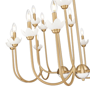 Allistair 16 Light Linear Chandelier 16 x 60W - Candelabra