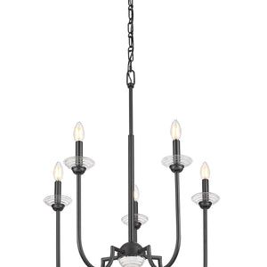 Allistair 5 Light Chandelier 5 x 60W - Candelabra
