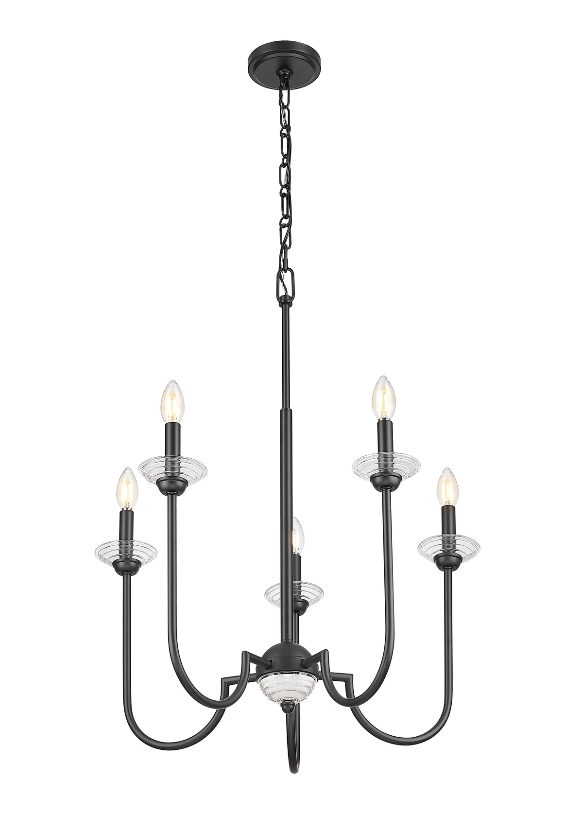 Allistair 5 Light Chandelier 5 x 60W - Candelabra