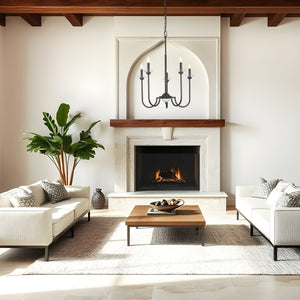 Allistair 5 Light Chandelier 5 x 60W - Candelabra