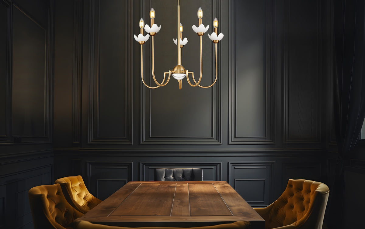 Allistair 5 Light Chandelier 5 x 60W - Candelabra