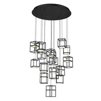 Ferro 16-Light 32" Integrated LED Multi Drop Chandelier