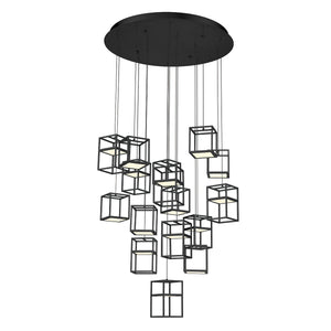 Ferro 16-Light 32" Integrated LED Multi Drop Chandelier
