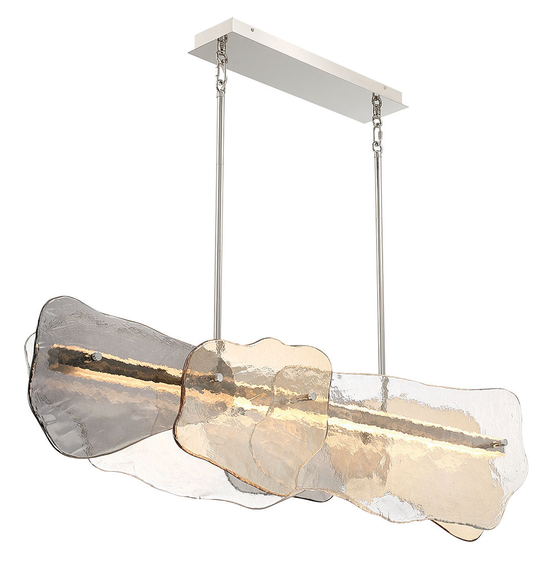 Grotto 58" Integrated LED Linear Chandelier