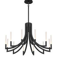 Olette 12-Light 36" Integrated LED Chandelier