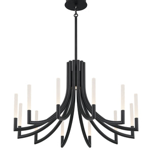 Olette 12-Light 36" Integrated LED Chandelier